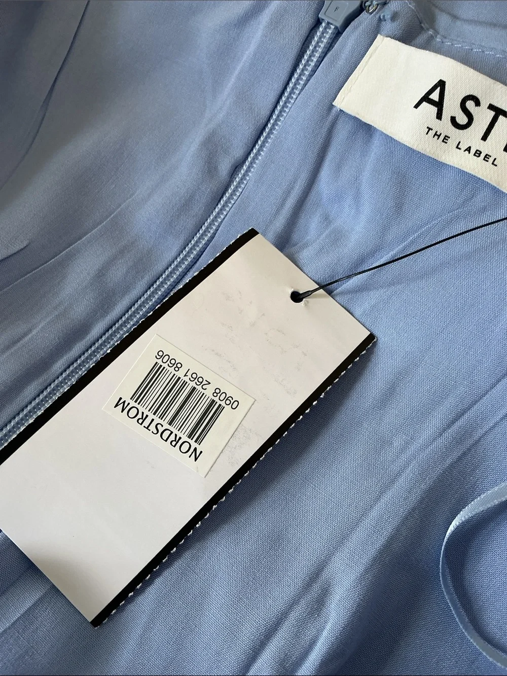 ASTR from NORDSTROM Women’s Light Blue Puff Sleeve Dress